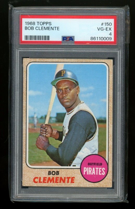 PSA 4 1968 Topps Bob Clemente #150