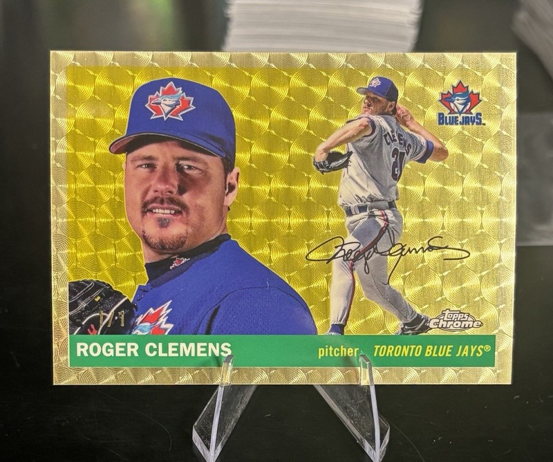 2025 Topps Chrome Platinum Anniversary Roger Clemens #456 🔥SUPERFRACTOR 1/1!🔥