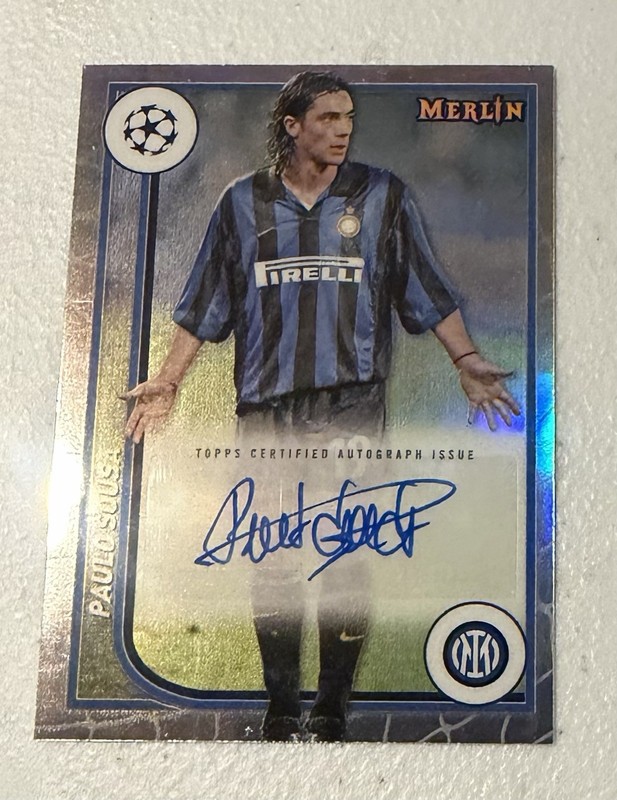2023-24 Topps Merlin Uefa Club Competitions - Autographs Paulo Sousa #AU-PS (AU)