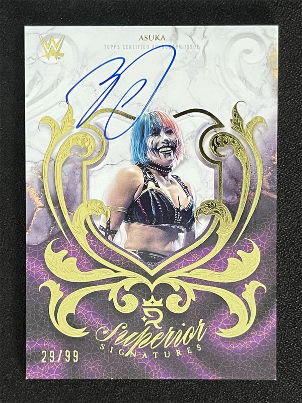 2025 Topps Royalty WWE Asuka #SUP-ASK Superior Signatures Auto RAW /99