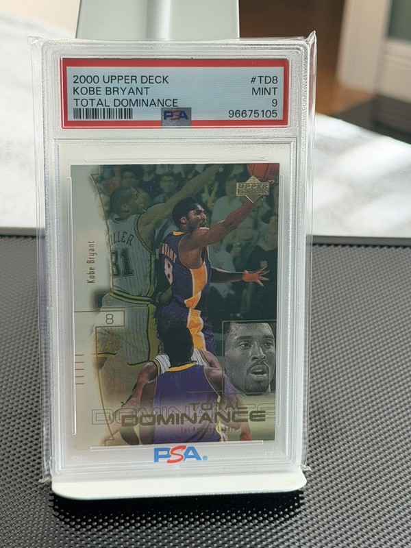 2000 Upper Deck Total Dominance #TD8 Kobe Bryant LAKERS HOF PSA 9 (LOW POP)