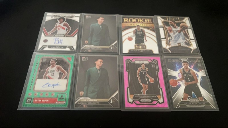 Victor Wembanyama 2023 Prizm Pink Ice Rookie Lot Select RC Topps Now Harper Auto
