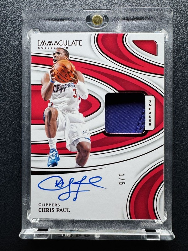 2023-24 Panini Immaculate Chris Paul Sneaker Swatch GU Patch Auto 1/5≈1/1