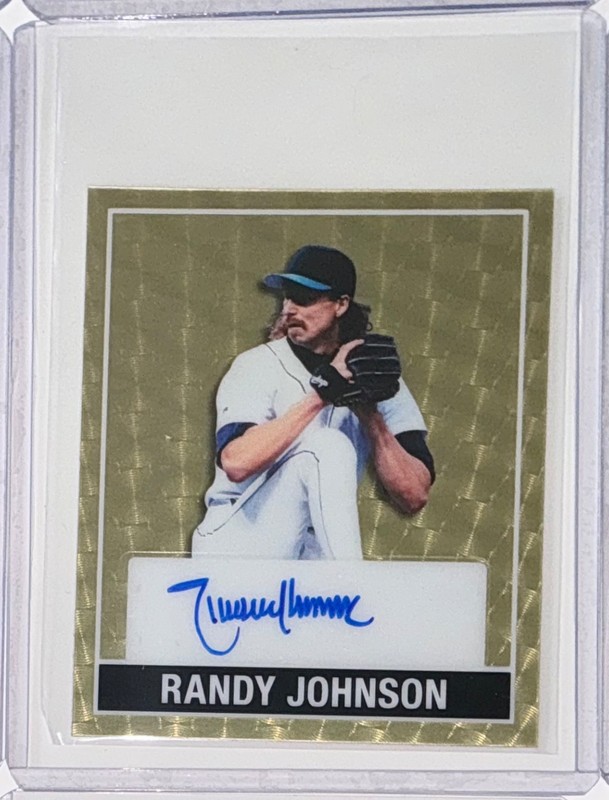 2025 Leaf 15th Anniversary Randy Johnson Auto Autograph Super Prismatic #d 1/1