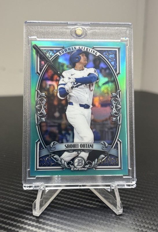 2026 Bowman Chrome Shohei Ohtani Bowman Sterling Aqua Refractor 064/125