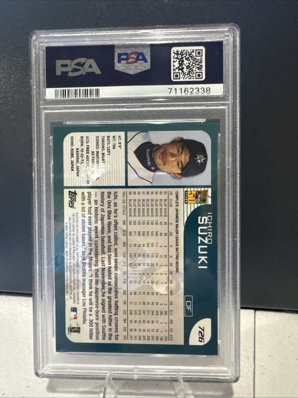 2001 Topps - Ichiro Suzuki #726 (RC) view 2