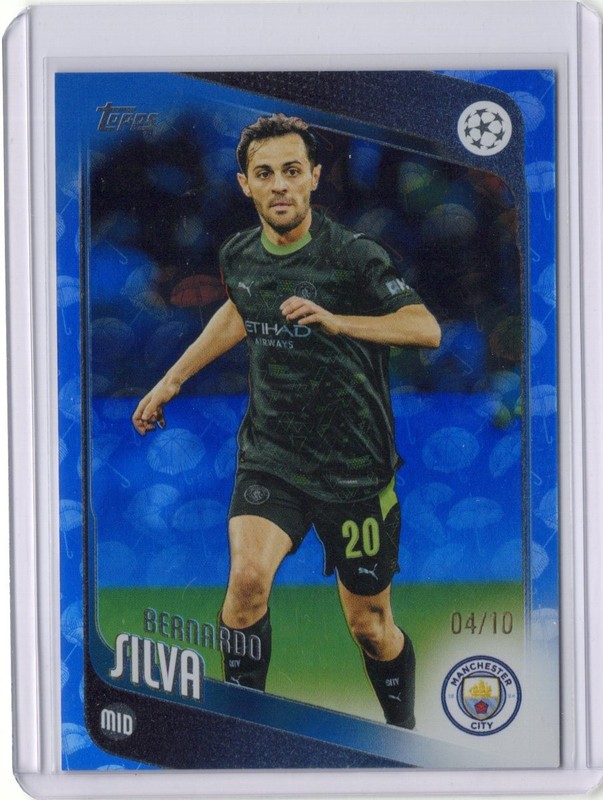 2025-26 Topps UEFA BERNARDO SILVA  Manchester City #2 Umbrellas SSP /10
