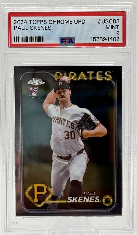 2024 Topps Chrome Update Series - Paul Skenes #USC88 (RC) PSA 9