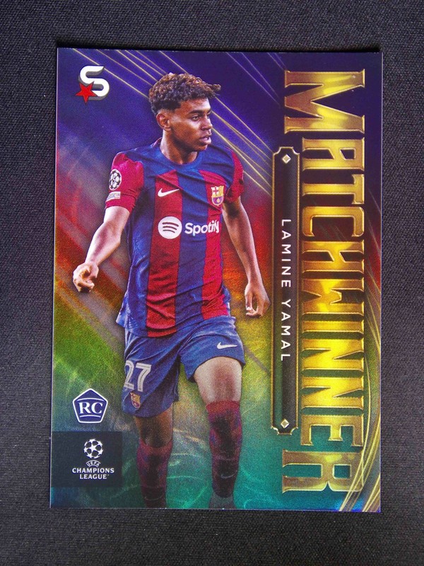 2023-24 Topps Superstar Lamine Yamal RC Rookie Matchwinner