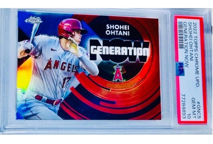 SHOHEI OHTANI 2022 TOPPS CHROME UPDATE GENERATION NOW #GNC5 NOT A AUTO PSA 10