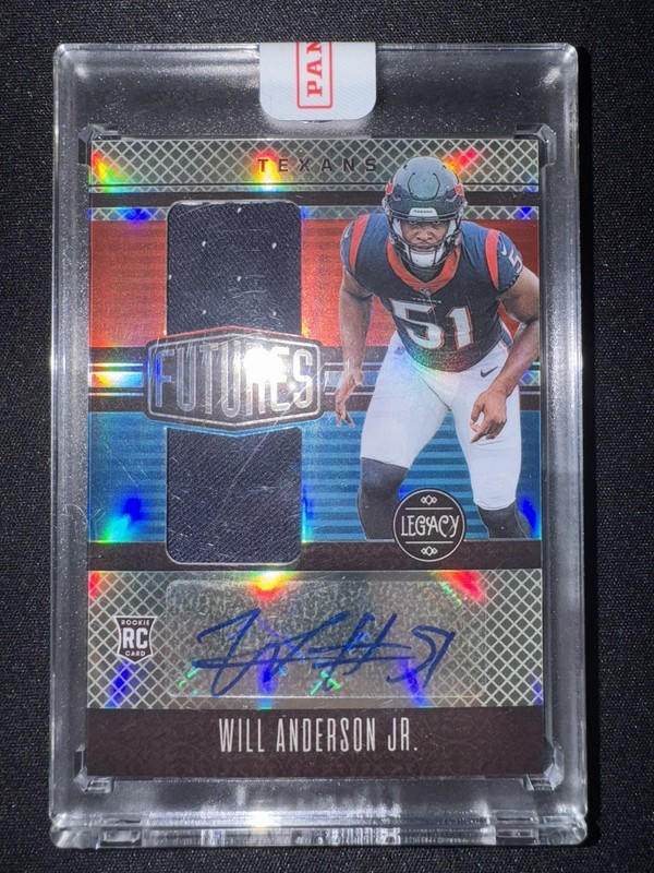 2023 Panini Legacy WILL ANDERSON Gold Rookie Patch Auto RPA Texans /249 SEALED