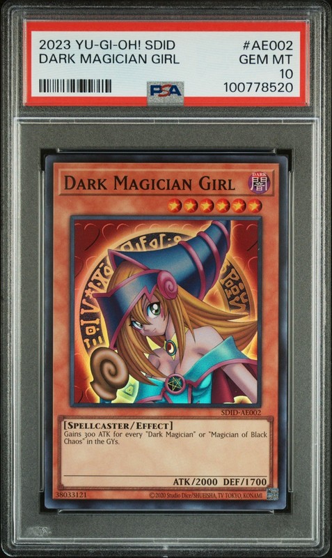 2023 YU-GI-OH! Dark Magician Girl SDID-AE002 PSA 10 GEM MINT