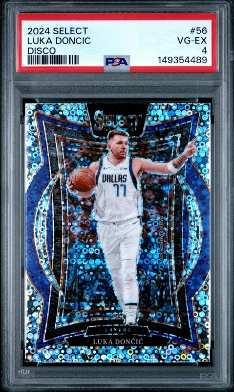 2024 PANINI SELECT DISCO #56 LUKA DONCIC PSA 4