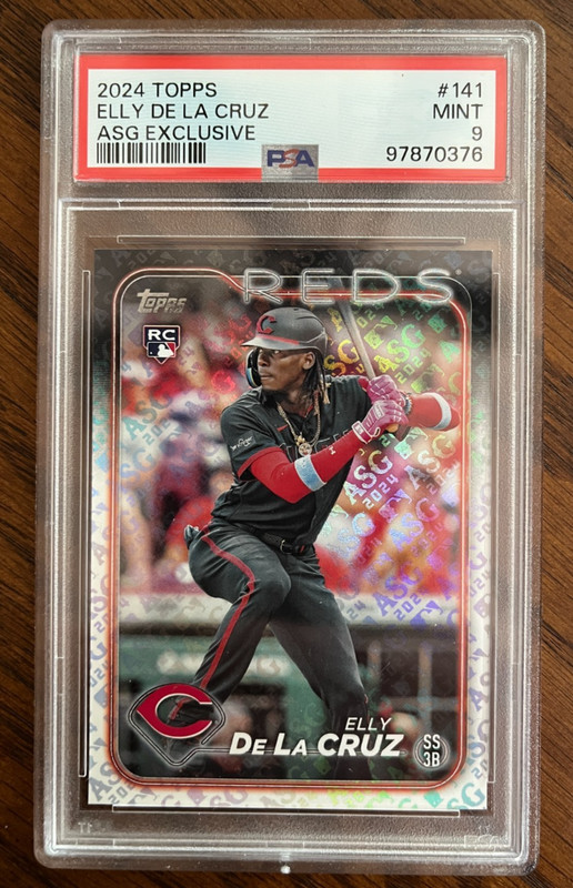 2024 Topps ASG Exclusive #141 Elly De La Cruz Rookie Card Graded PSA 9