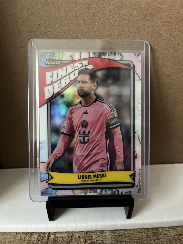 2024 Topps Finest MLS - Finest Debuts Lionel Messi #FD-1 🐐🔥