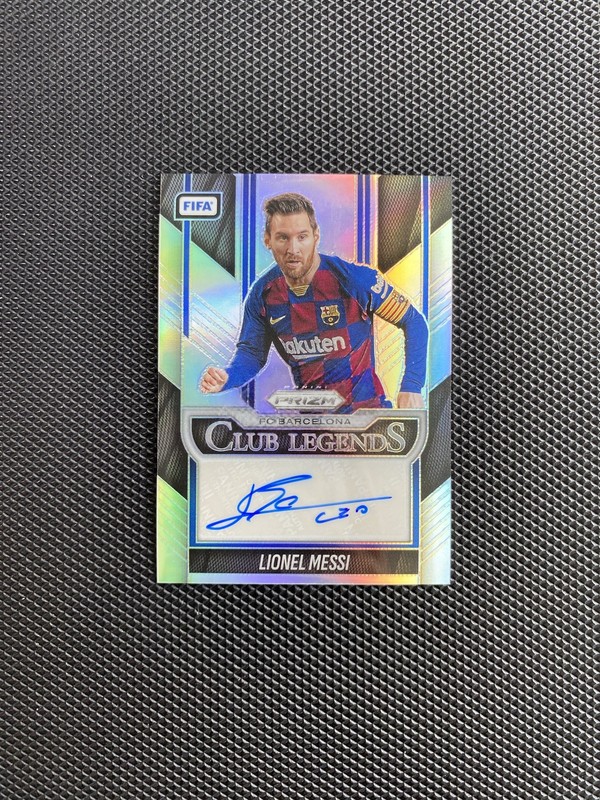 2025-26 Panini Prizm FIFA Lionel Messi Club Legends Auto Silver /199