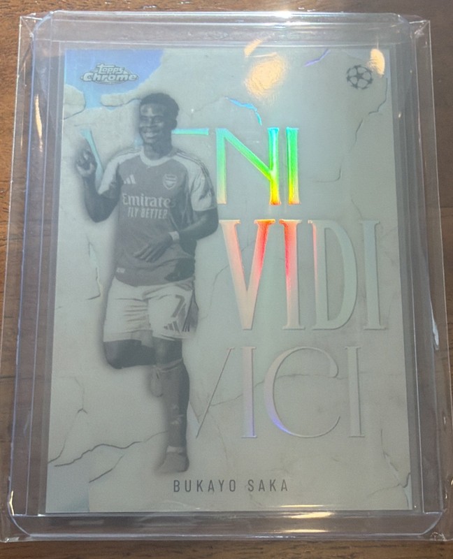 Topps 2026 Topps Chrome Veni Vidi Vici #VVV-2 Bukayo Saka Arsenal - CASE HIT