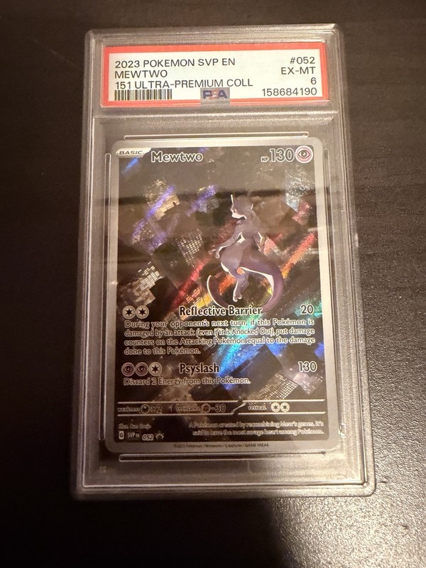 2023 Pokemon Svp En Mewtwo 151 Ultra Premium Collection Psa 6