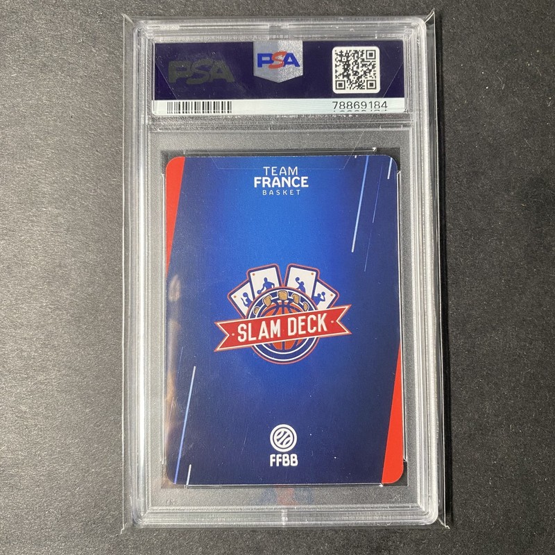 2023 Victor Wembanyama Equipes De France Slam Deck Team France PSA 10 view 2