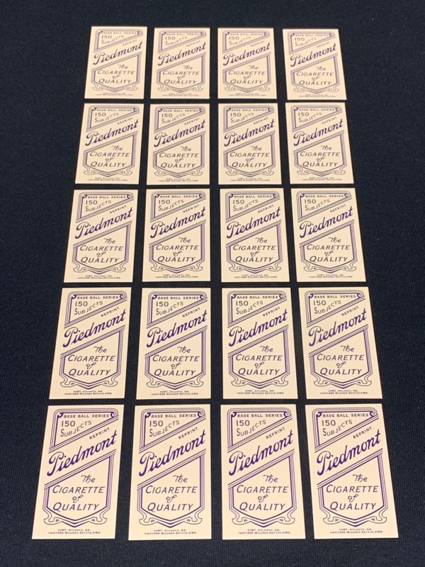 1909-11 T-206 HONUS WAGNER (LOT OF 20) (LICENSED REPRINT) Listing #46 view 2