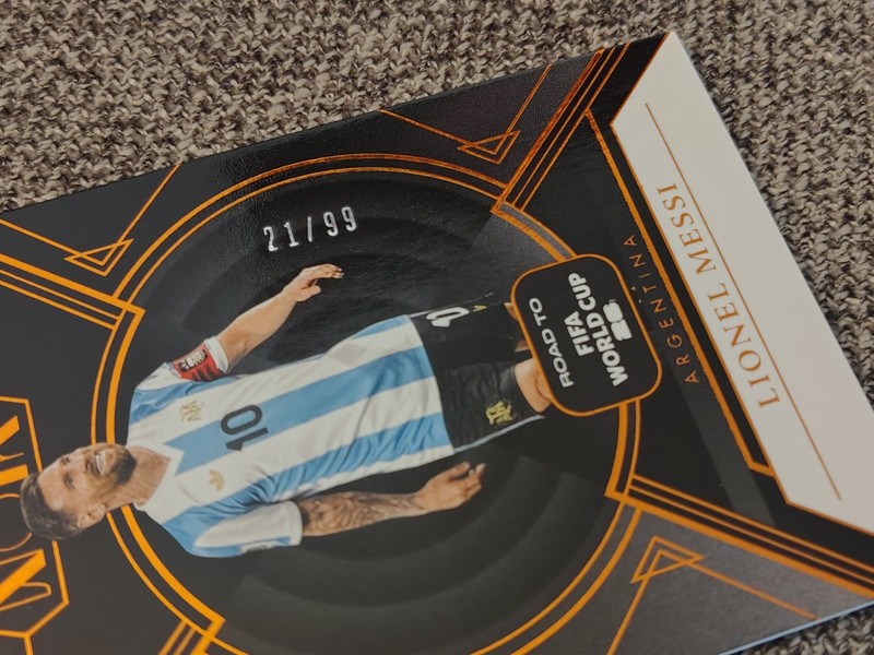 Lionel Messi Panini Noir Road To World Cup 2026 /99 Bronze & BONUS CARDS ⚽🏆🇦🇷 view 2