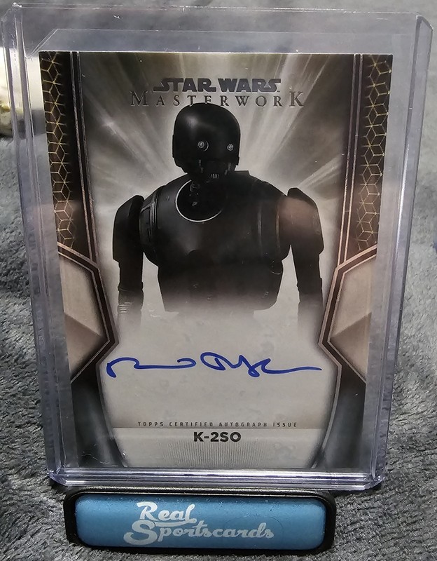 2025 Topps Star Wars Masterwork K-2SO Auto Card Alan Tudyk Rogue One Andor view 1