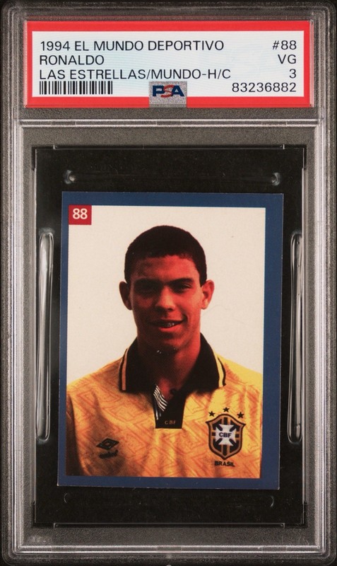 1994 El Mundo Deportivo Las Estrellas del Mundo Ronaldo #88 PSA 3