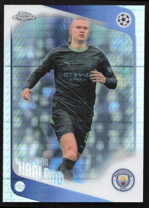 2025-26 Topps Chrome UEFA Club Competitions - Erling Haaland #181 Prism