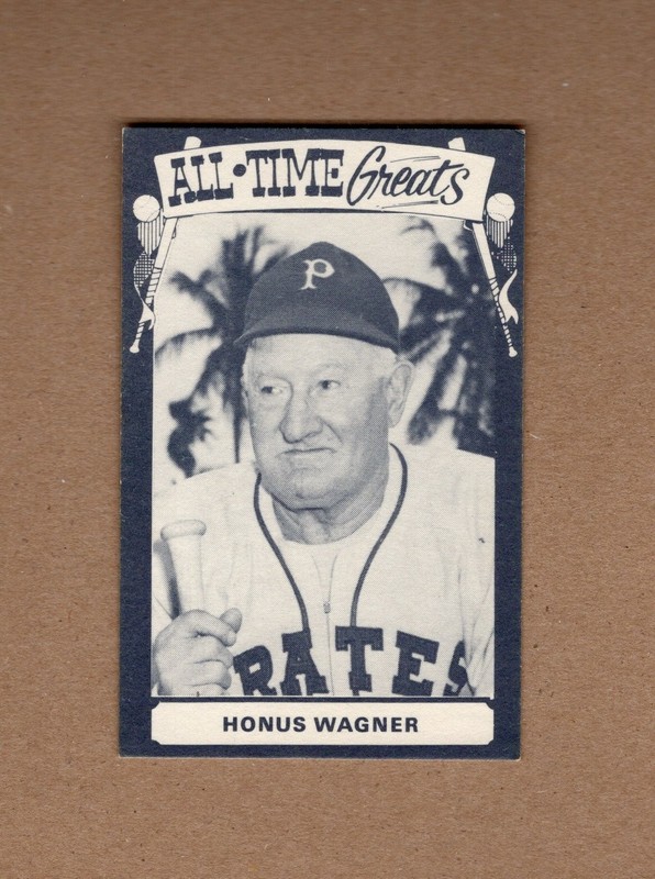 HONUS WAGNER, Pirates ~ TCMA All-Time Greats TYPE 2 strip card NOT POSTCARD a