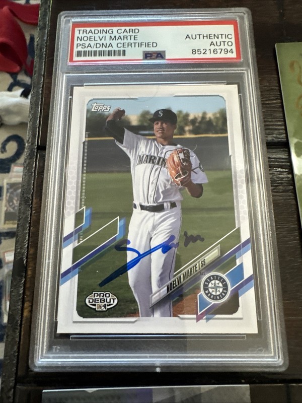Baseball Lot - Marte PSA Auto, Ohtani, Marte /99, Bailey Auto, Henderson Patch view 2