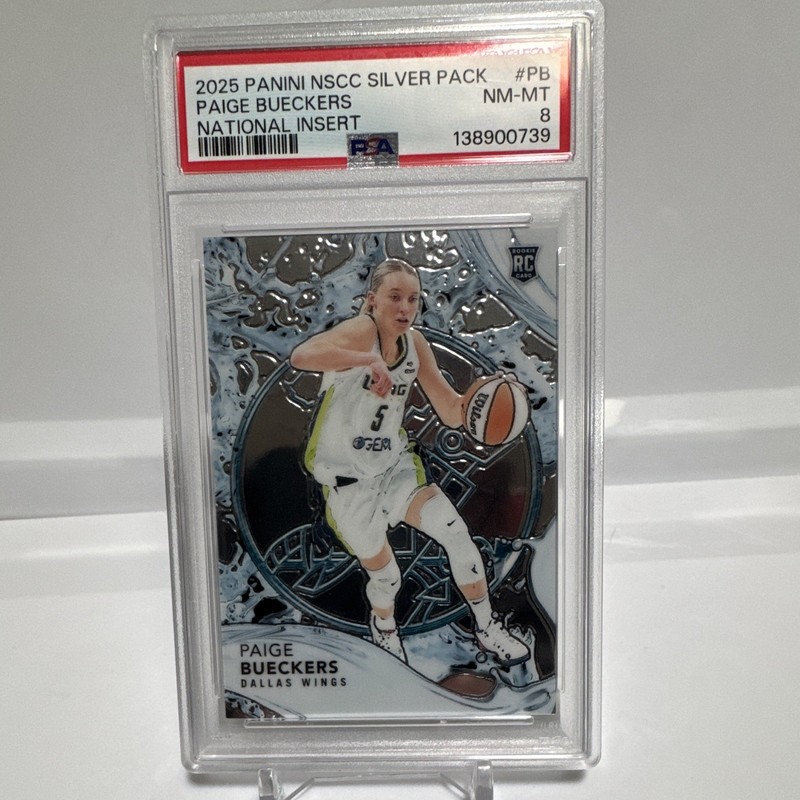 Panini 2025 National Convention National Insert Paige Bueckers🔥 /99 RC PSA 8