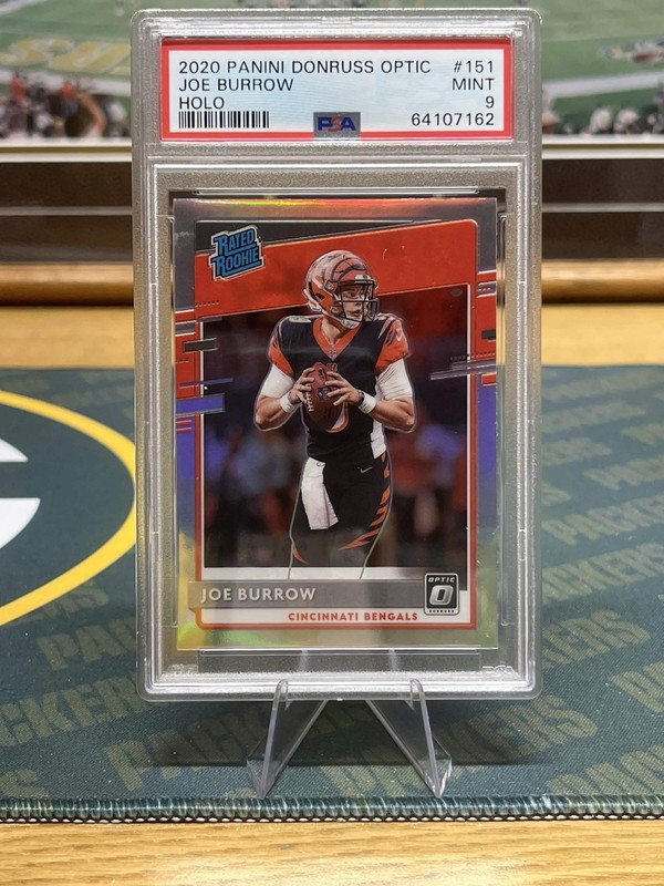 2020 Panini Donruss Optic - Rated Rookies Joe Burrow #151 Holo Prizm (RC)
