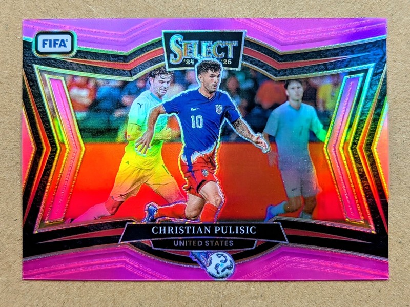 2024-25 Select FIFA Pulisic Field Level Pink Prizm /59 #201 USMNT