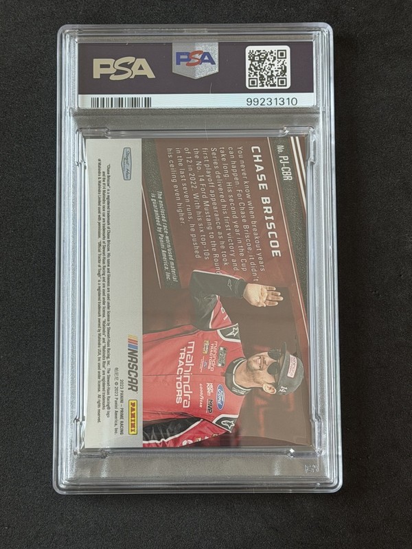 2023 Panini Prime Jumbo Chase Briscoe Mobil 1 Patch 1/1 #PJ-CBR view 2