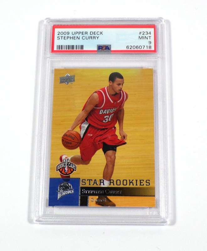 2009-10 Upper Deck Stephen Curry Star Rookies #234 Warriors PSA 9