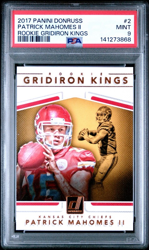 2017 Panini Donruss - Rookie Gridiron Kings Patrick Mahomes II #2 (RC)