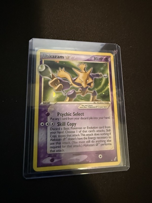 Alakazam Gold Star Crystal Guardians Holo Card 99/100