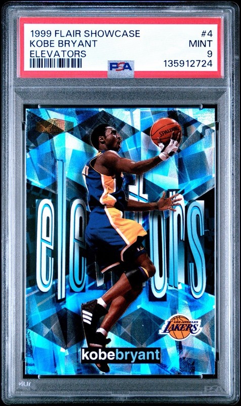 1999-00 Flair Showcase - Elevators Kobe Bryant #4 E