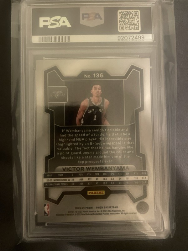 2023-24 Panini Prizm - Victor Wembanyama #136 (RC) view 2