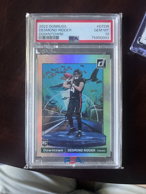 2022 Donruss Desmond Ridder Downtown Psa 10
