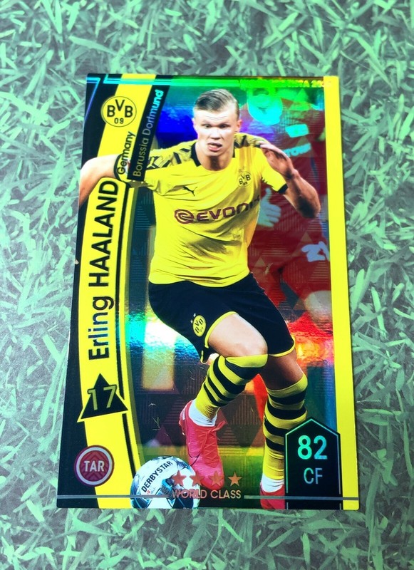 Panini Footista 2020 Erling Haaland Rookie card Norway Dortmund Austria WCCF