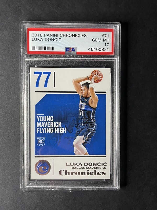 2018 Panini Chronicles Luka Doncic Rookie PSA Gem Mint 10 RC Dallas Mavericks