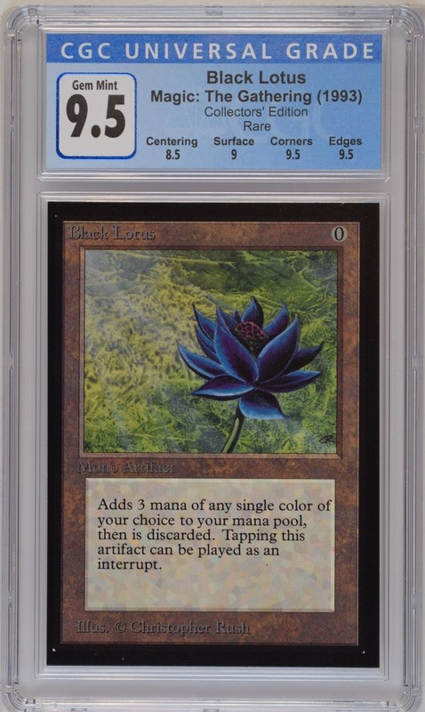 Magic: The Gathering MTG Black Lotus [Collectors' Edition] Graded CGC 9.5 Gem Mi