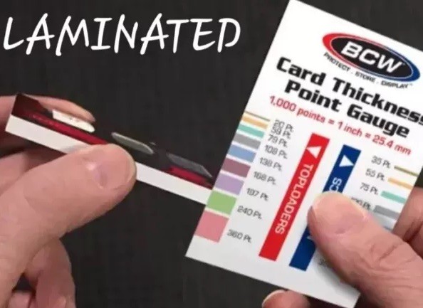 Trading Card Thickness Point Gauge Topload + Magnetic Case Sizing Laminated BCW view 2