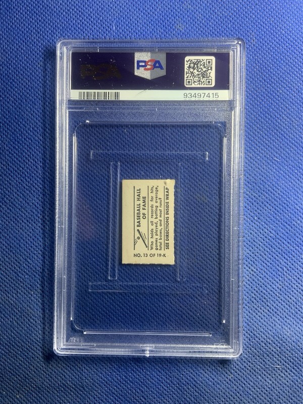 1948 Topps Magic #13K Ty Cobb PSA 4 view 2