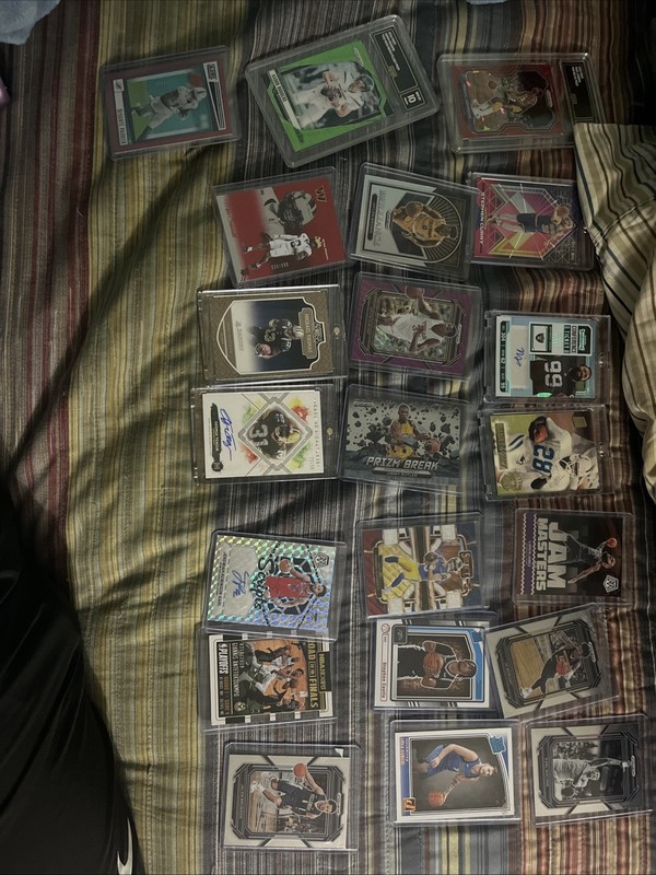 card collection autos, rookie card, college cards,  numbered cards, psa graded