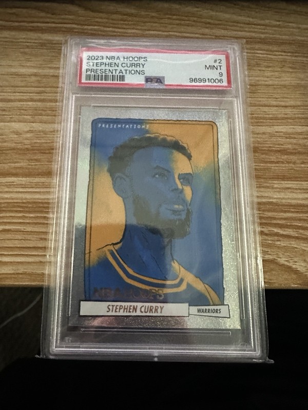 2023 Hoops Stephen Curry SSP 'Presentations' Case Hit GEM  PSA 9