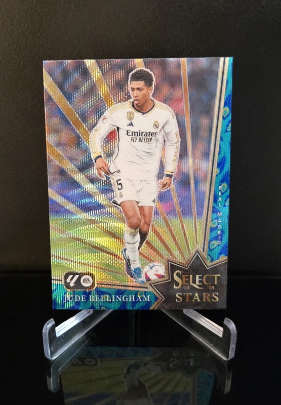 CASE HIT JUDE BELLINGHAM SSP 2023-24 Panini Select Stars Peacock Wave Prizm #14
