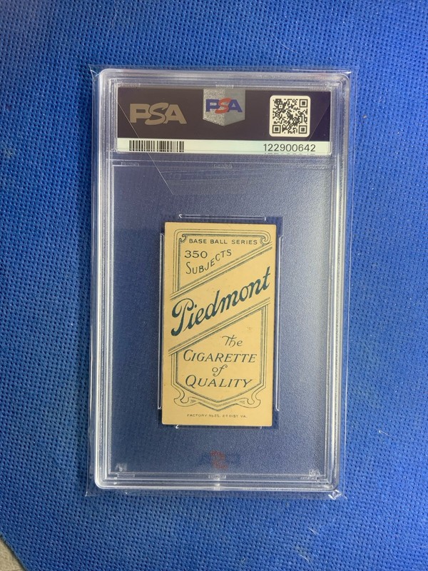 T206 Jack Bliss Piedmont 350 ST.LOUIS T206 Tobacco Card Psa 5 view 2