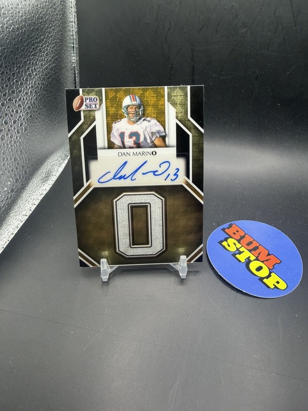 2025 Pro Set LETTER O Gold Vinyl DAN MARINO  1/1 Auto SuperFractor